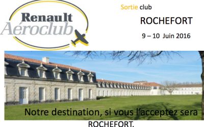 Sortie LFDN Rochefort les 9 et 10 juin 2016