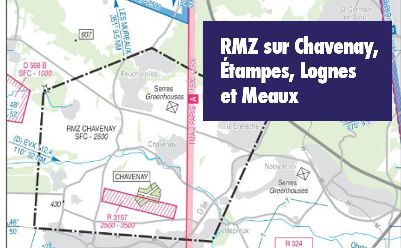 Technique / sécurité: RMZ en Île-de-France, voltige sur Chérence…